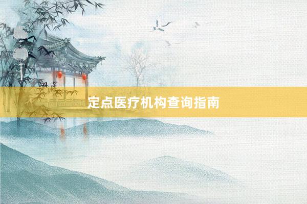 定点医疗机构查询指南
